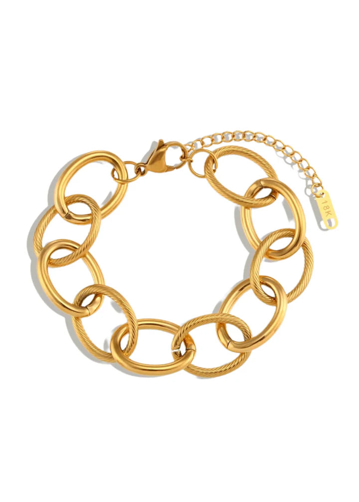 Addie Gold Chunky Link Bracelet