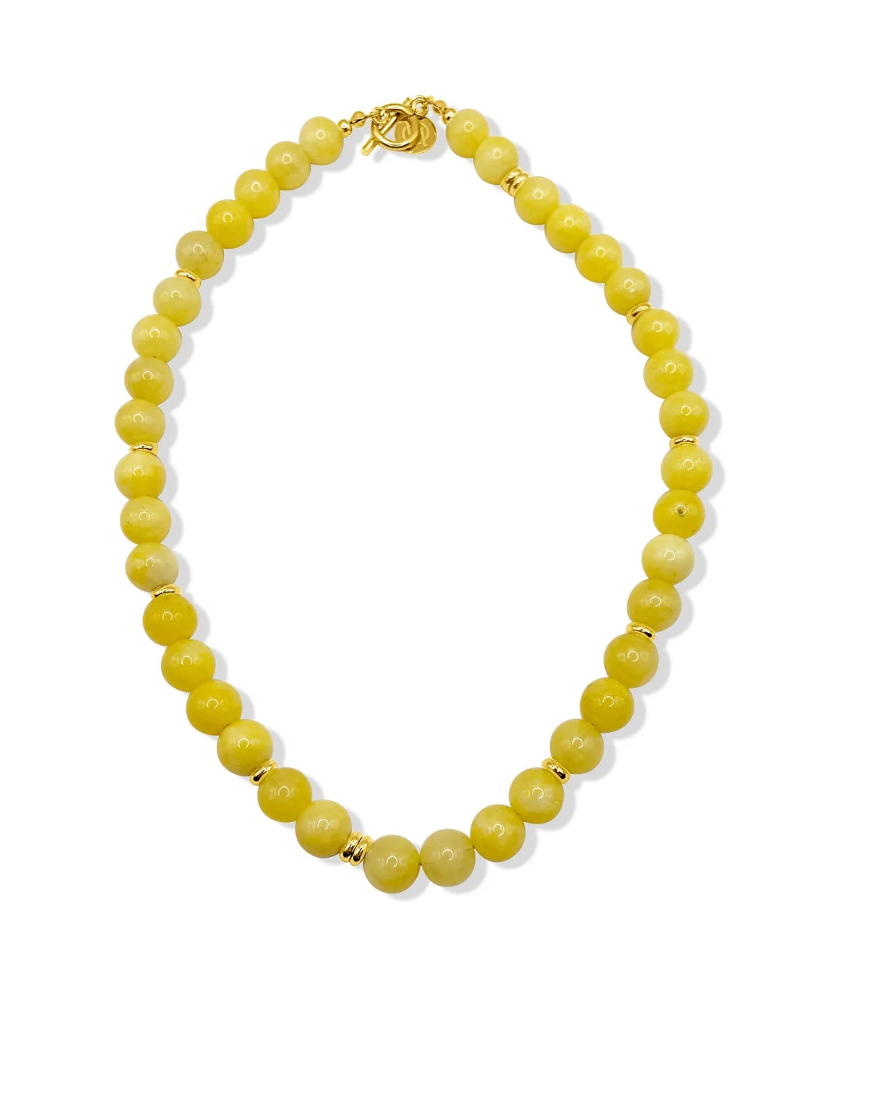 Brooke Yellow Beaded Necklace