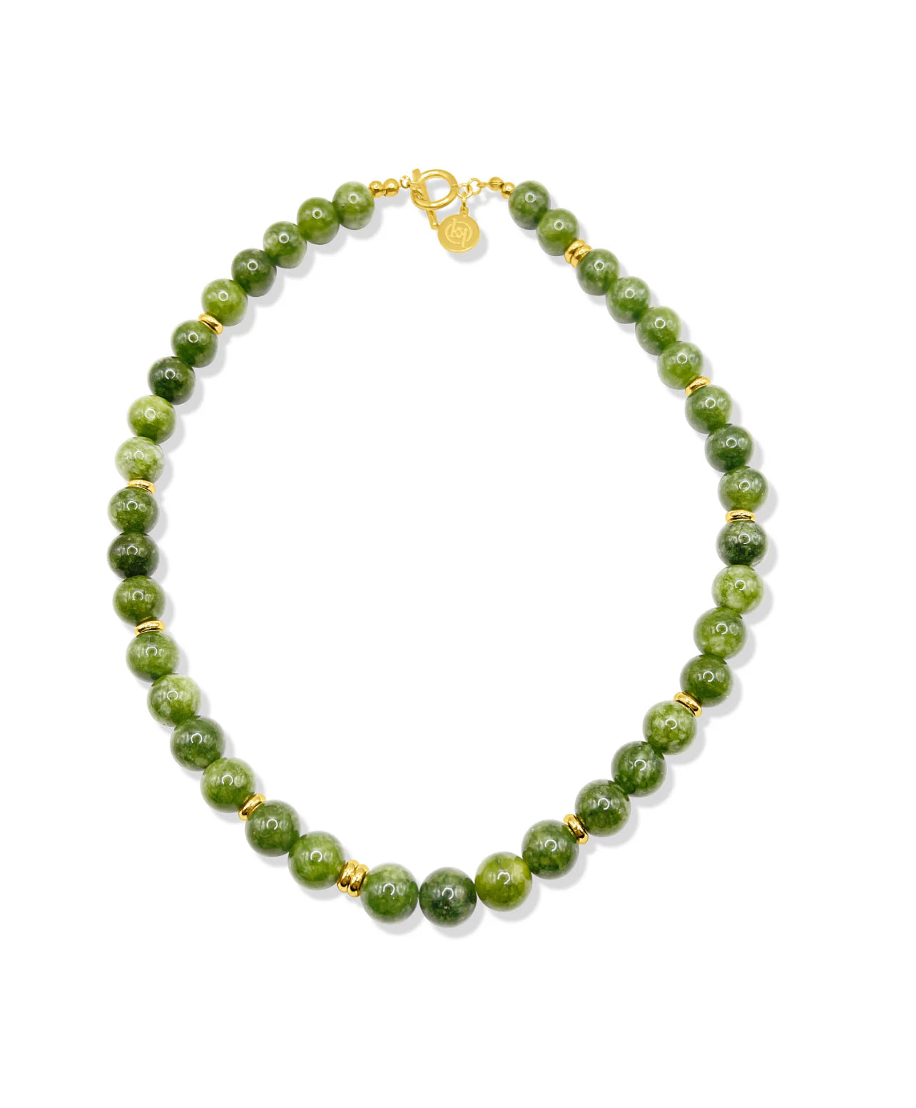 Brooke Green Beaded Necklace