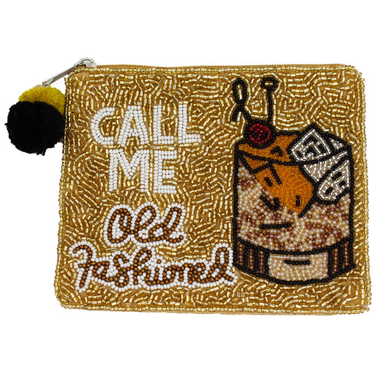 Call Me Old Fashioned Beaded Pouch