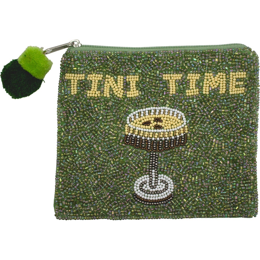 Tini Time Beaded Pouch