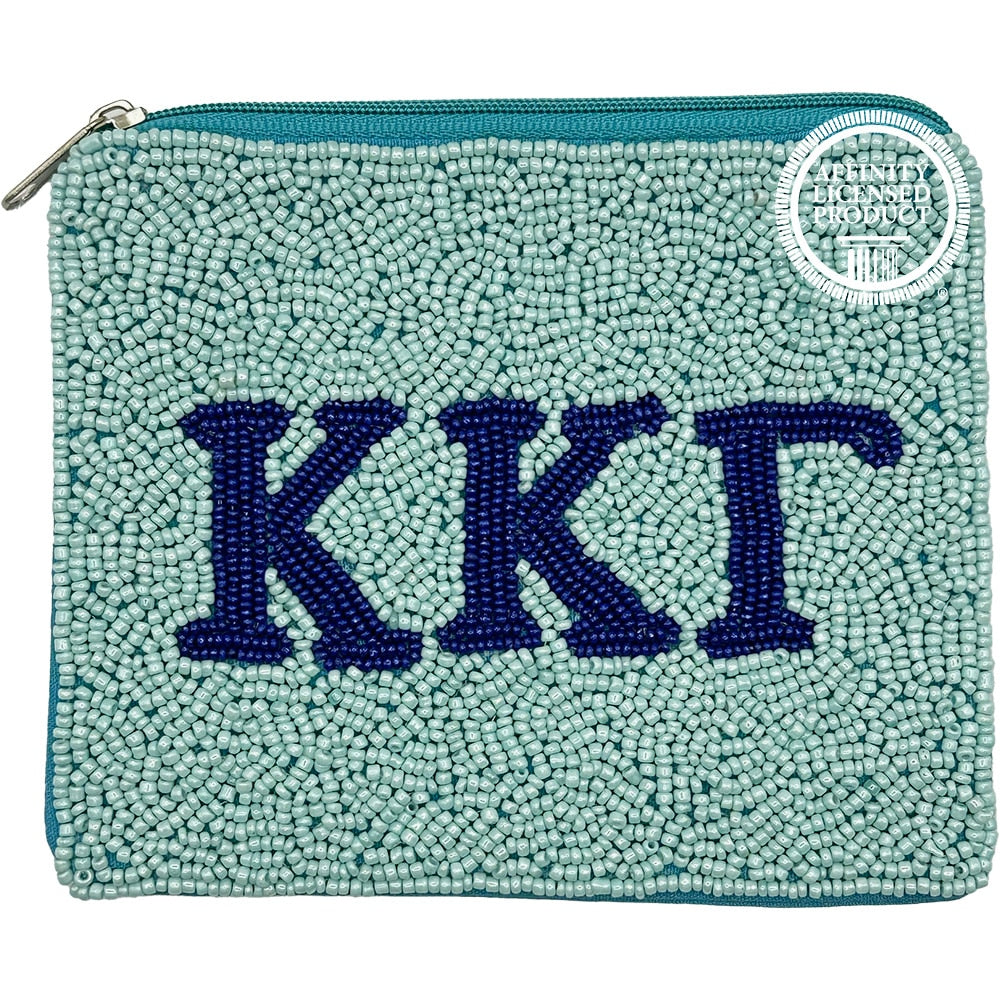 Kappa Kappa Gamma Beaded Pouch