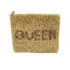 Queen Beaded Pouch