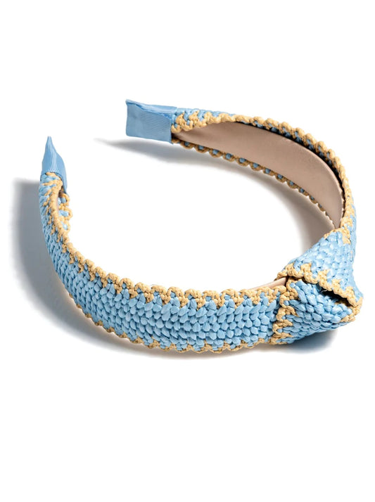 Marie Blue Knotted Headband