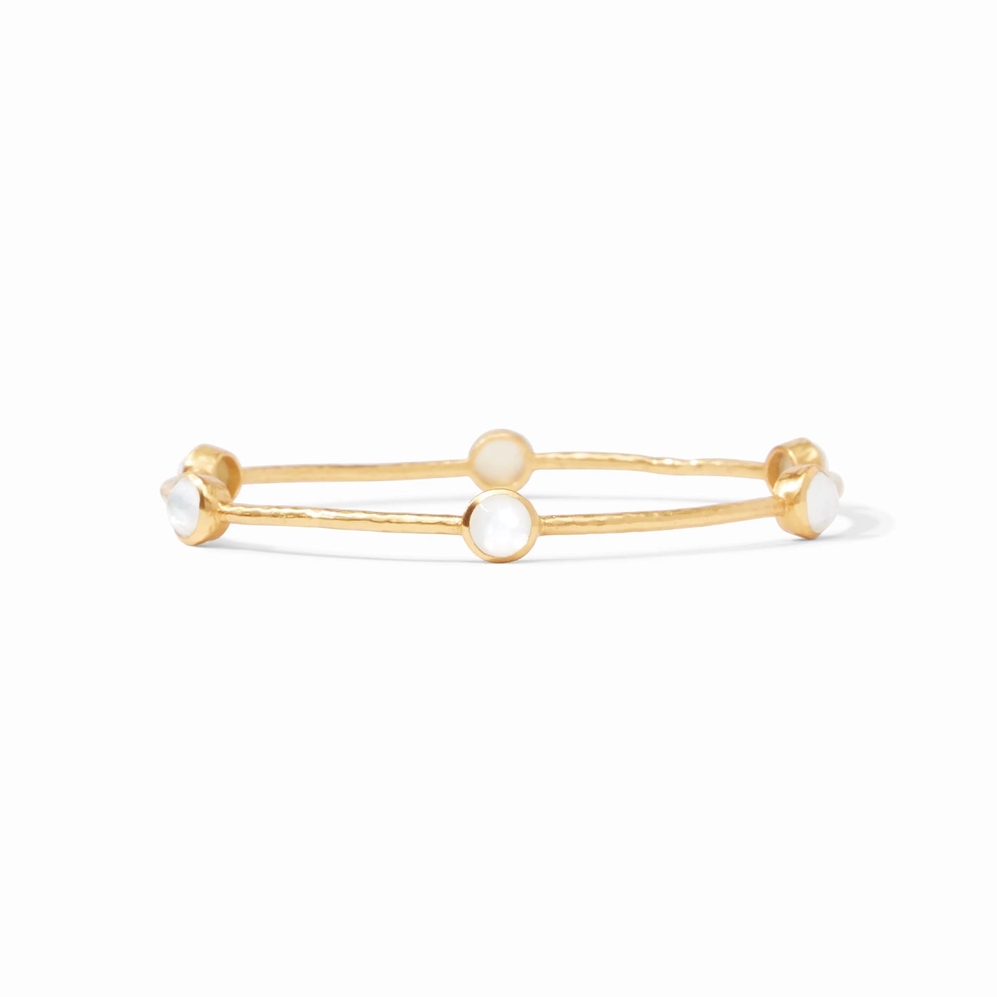Milano Luxe Bangle - Iridescent Clear Crystal
