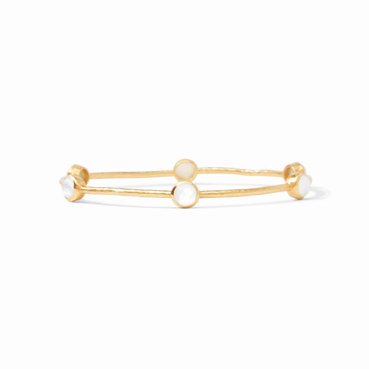 Milano Luxe Bangle - Iridescent Clear Crystal