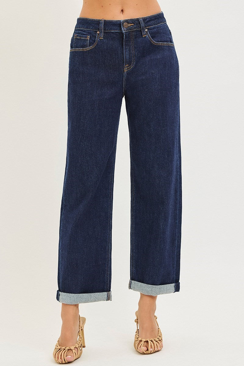 Michelle Slouchy Boyfriend Cuffed Jean