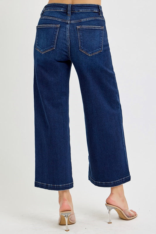 Taylor Wide Leg Denim - Dark