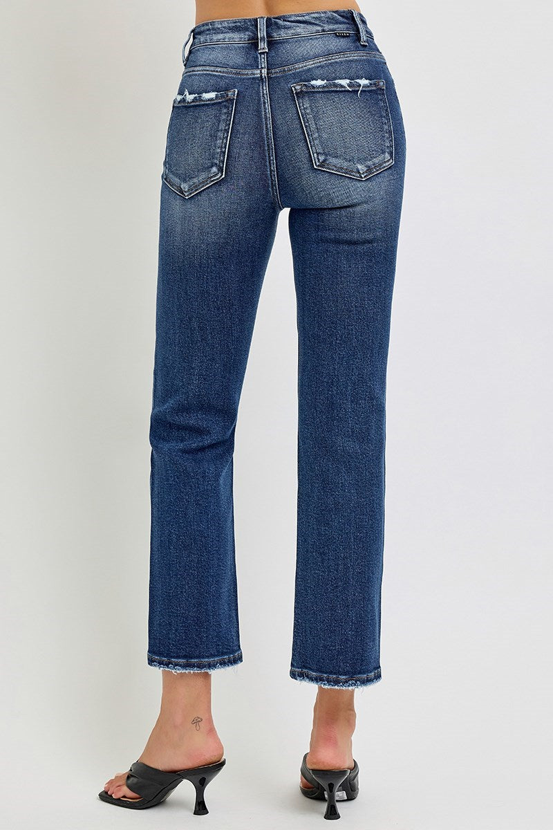 Saylor Straight Leg Denim - Dark