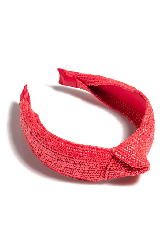 Sammi Red Knotted Headband