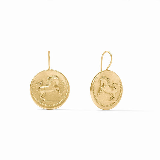 Saratoga Horse Earring - Gold