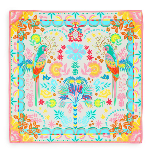 Babouchka Blanc Medium Scarf