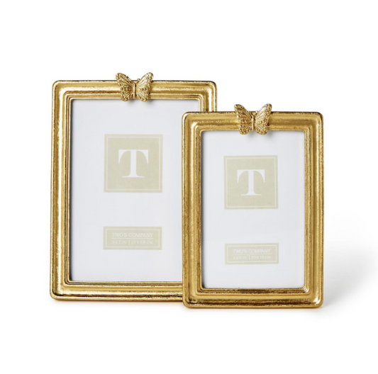 Gold Butterfly Picture Frame