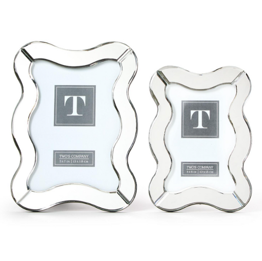 Scalloped Mirror Picture Frame