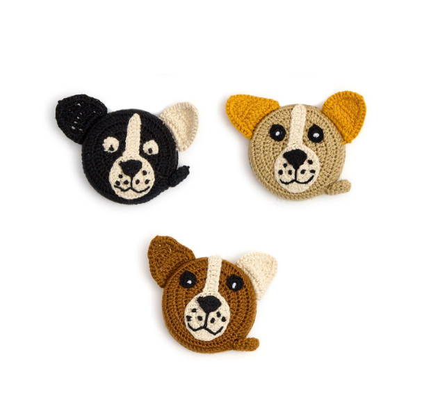 Crocheted Puppy Measuring Tape