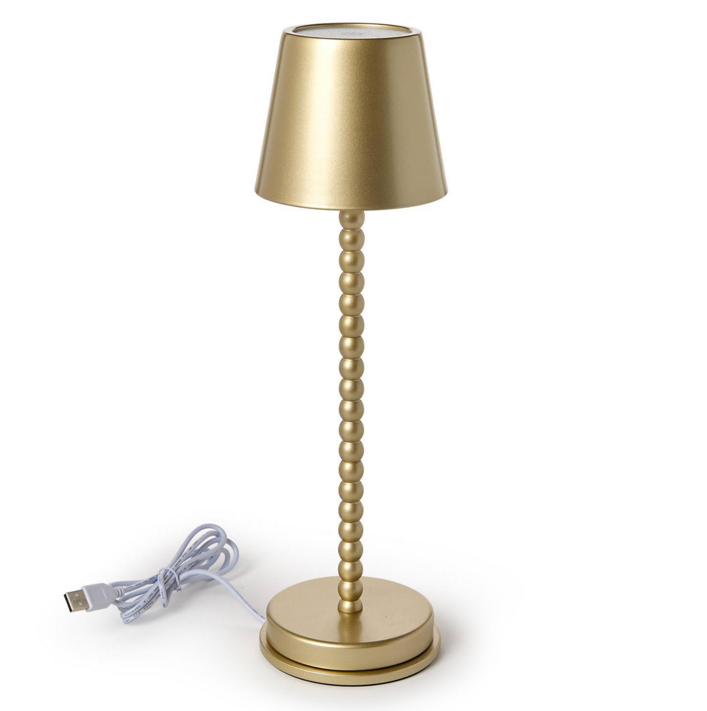 Gold Beaded LED Lamp