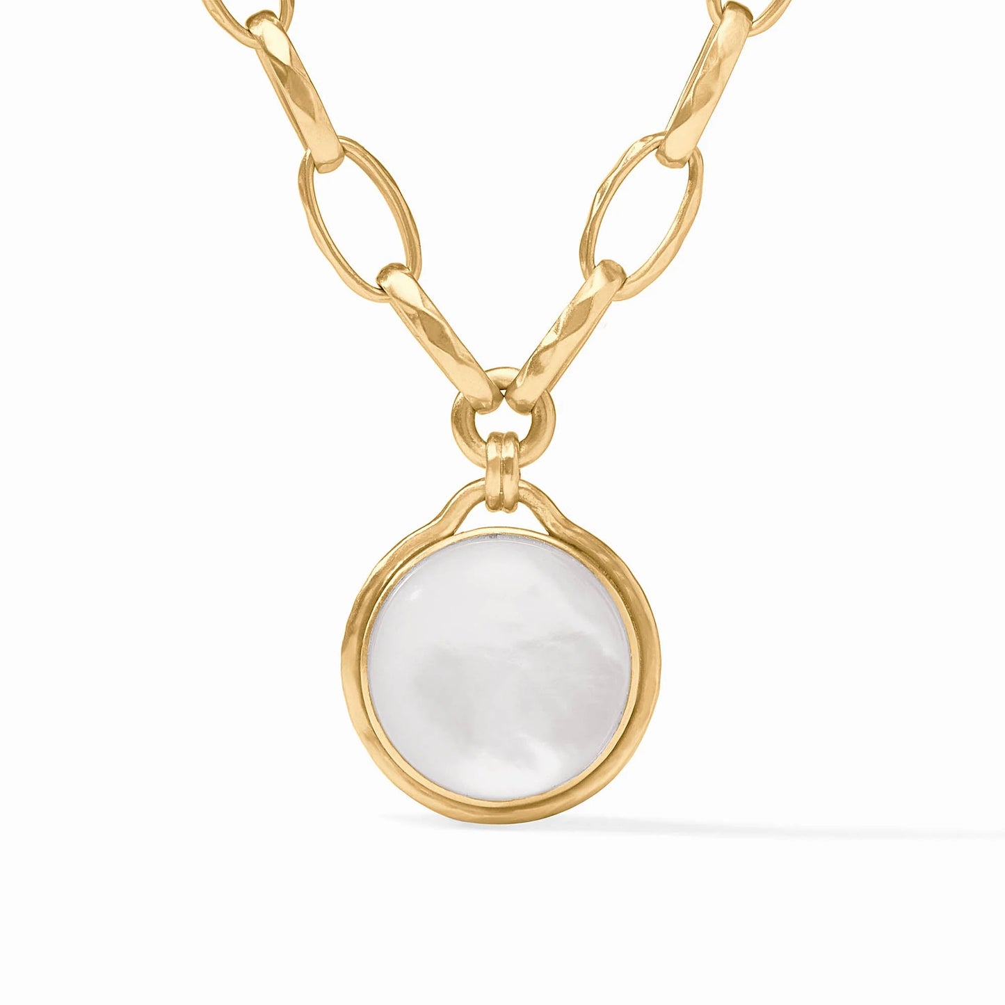 Solara Statement Necklace - Iridescent Clear Crystal