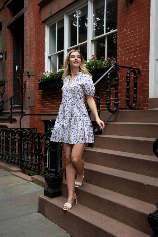 Everly Blue Capri Dress