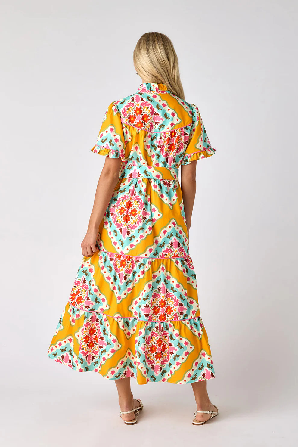 Hampton Dress - Tiles