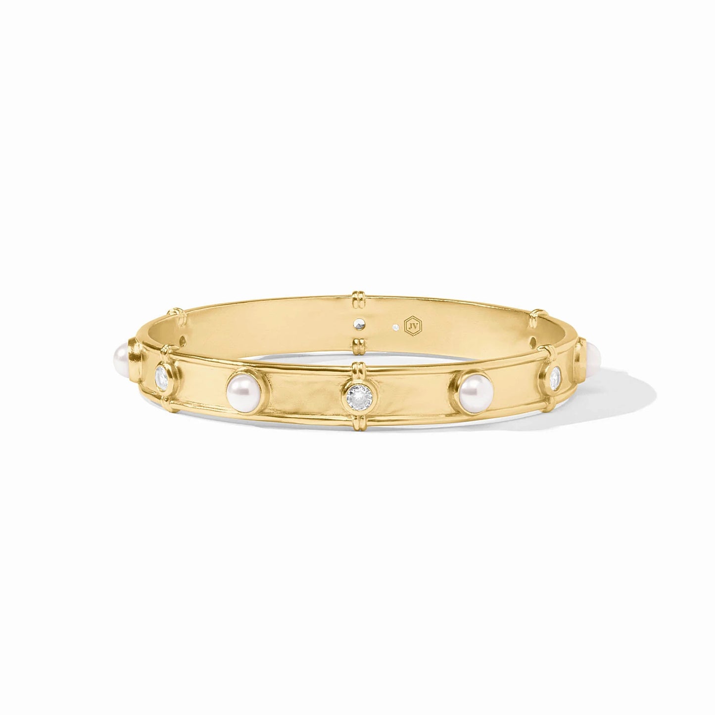 Tribeca Bangle - Gold Pearl