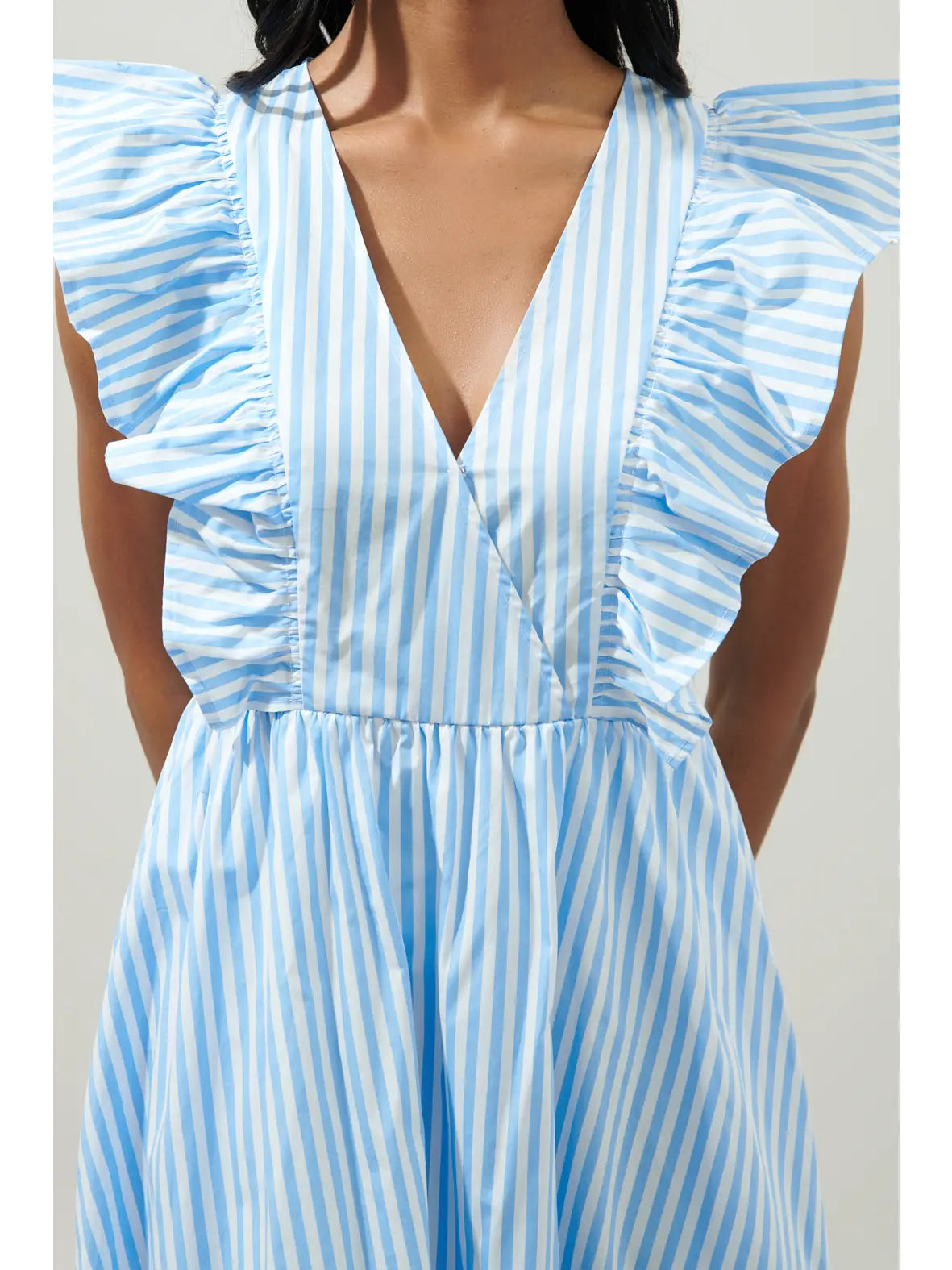 Grace Blue Stripe Dress
