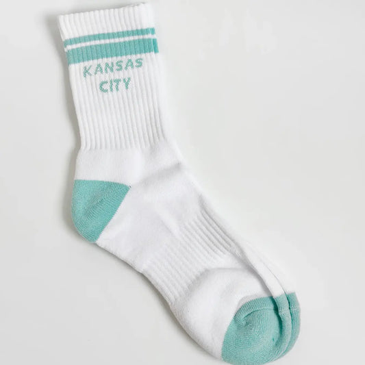 Kansas City Crew Socks - Teal