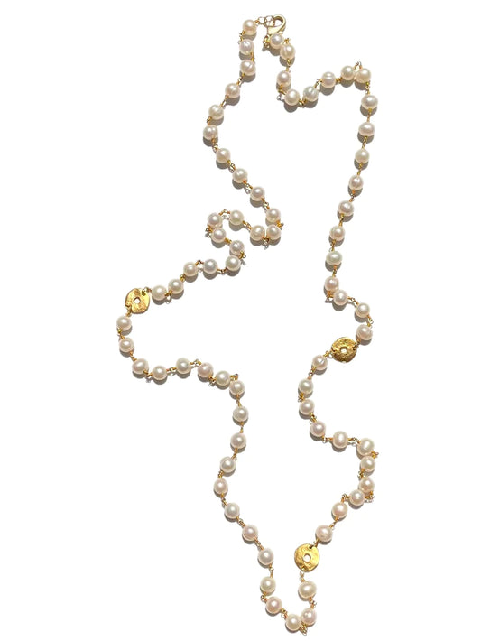 Ariel Long Pearl Necklace