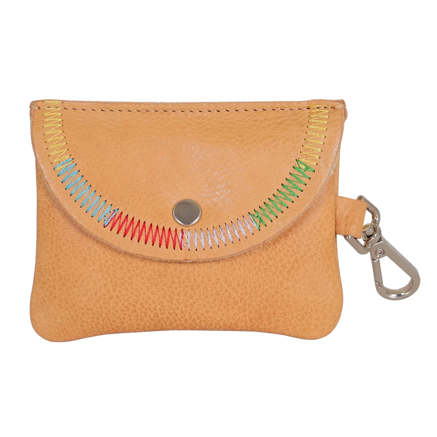 Mini Leather Snap Pouch
