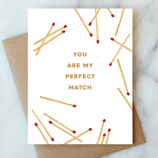 Perfect Match Greeting Card