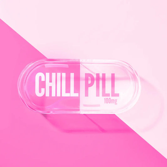 Chill Pill Trinket Tray - Pink