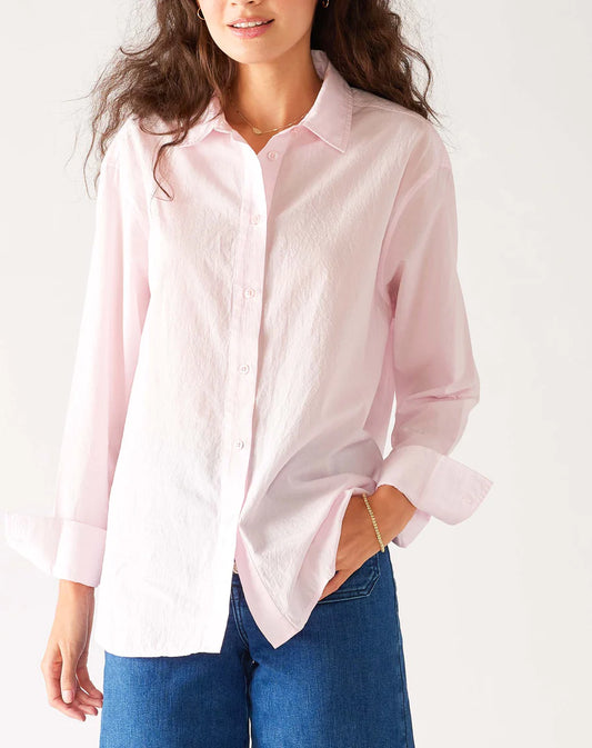 Bronte Rosewater Relaxed Button UP