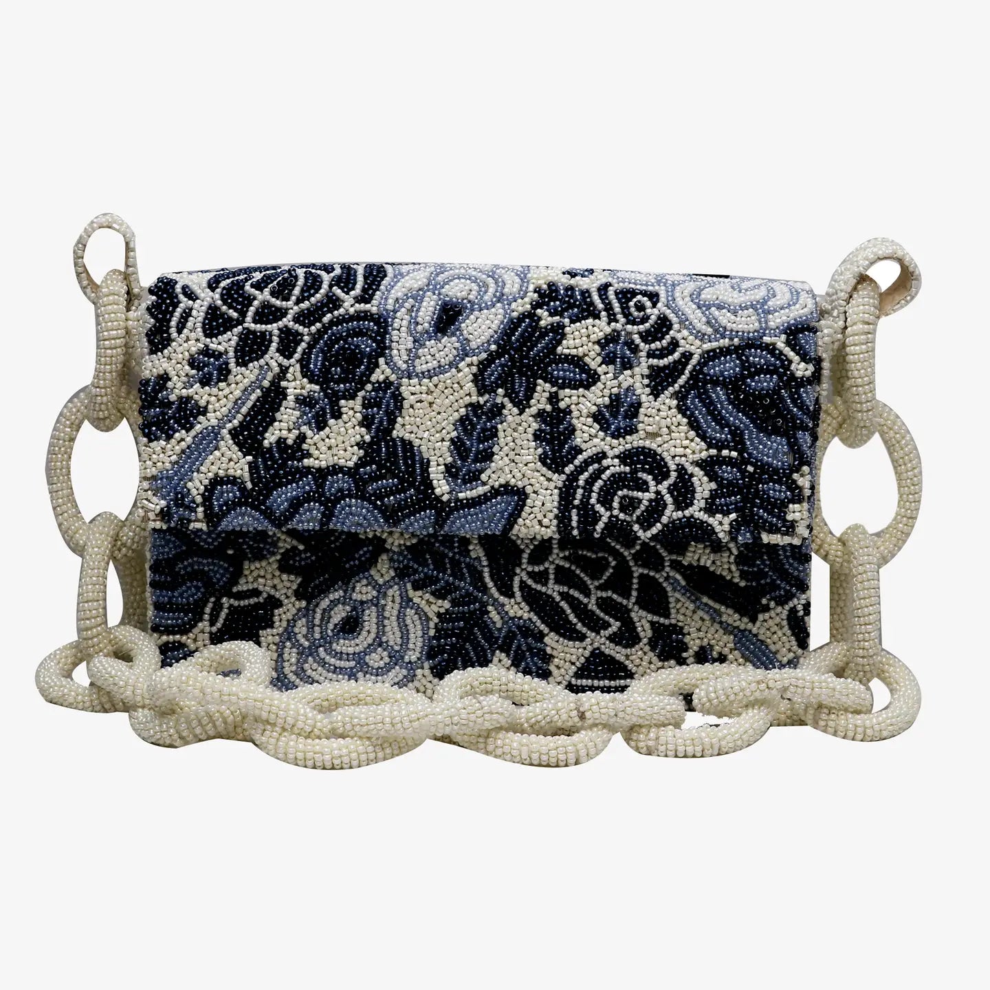 Lainey Floral Beaded Bag