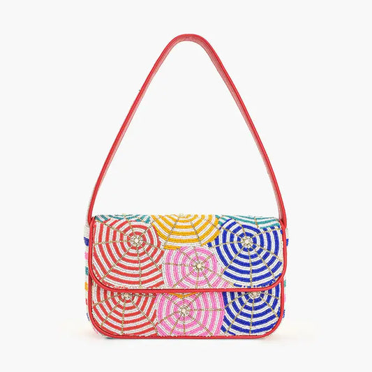 Under my Umbrella Beaded Shoulder Bag
