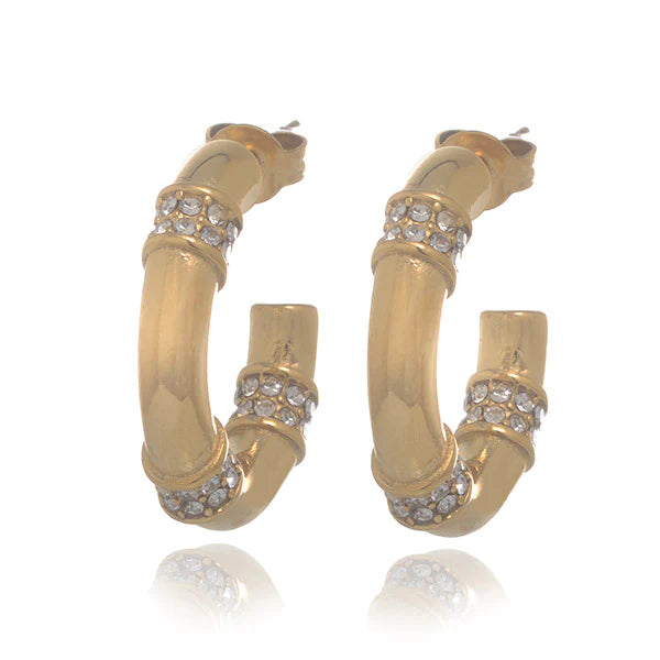 Chica Gold Hoops