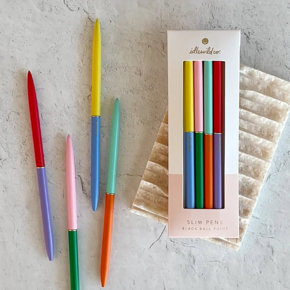 Color Block Pen Set