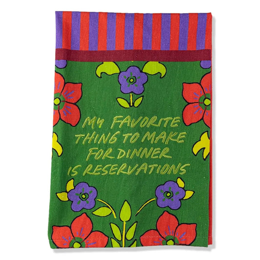Reservations Tea Towel
