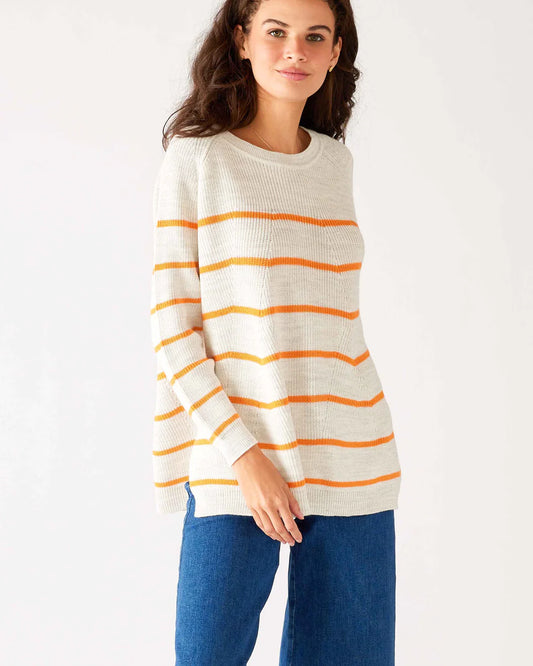 Camden Dreamsicle Boatneck Sweater