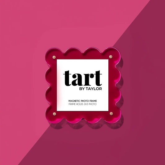 Magenta Acrylic Mini Picture Frame