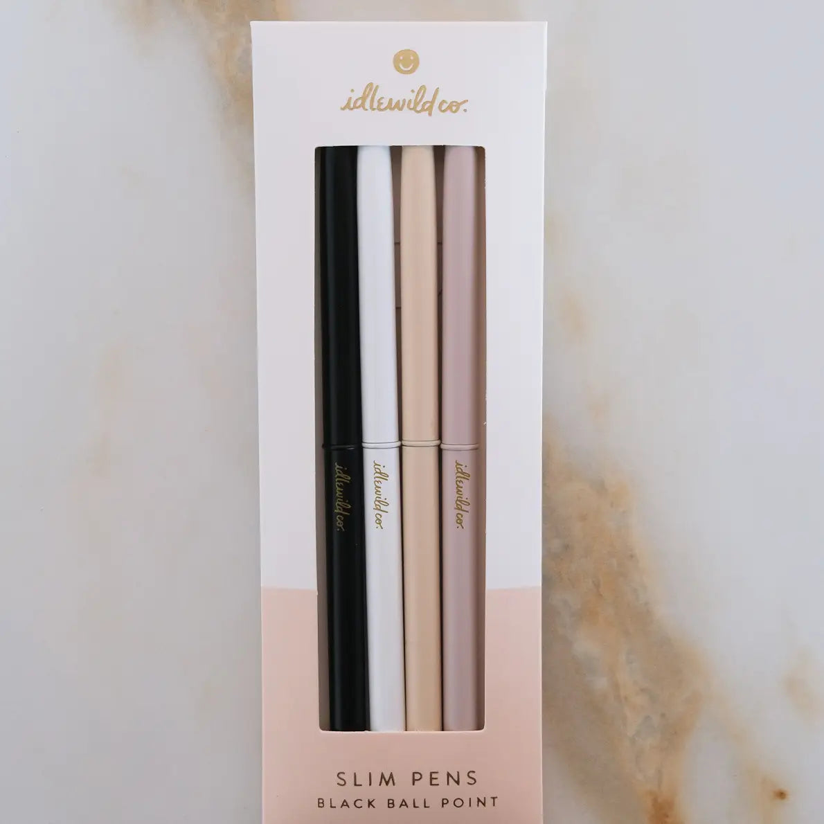 Matte Neutral Slim Pens - Set of 4