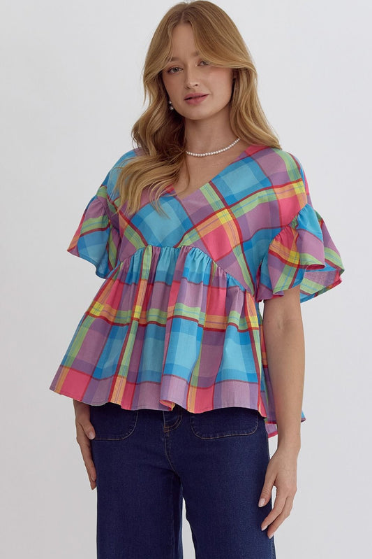 Sophia Ruffle Top