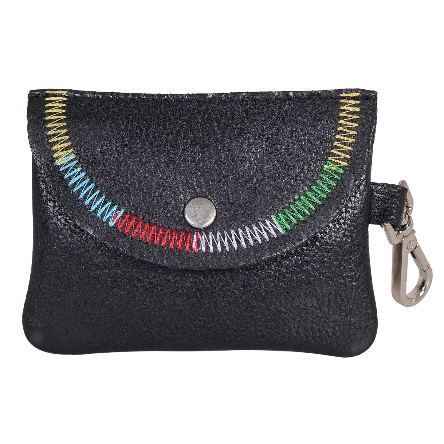 Mini Leather Snap Pouch