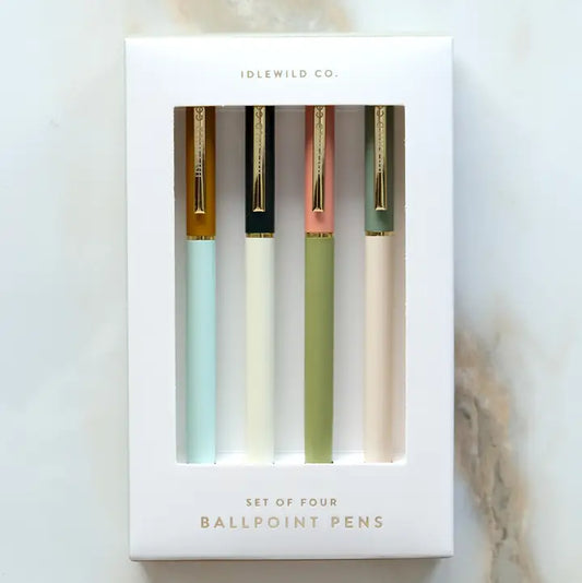 City Pallet Pens Set of 4 - Light Classic