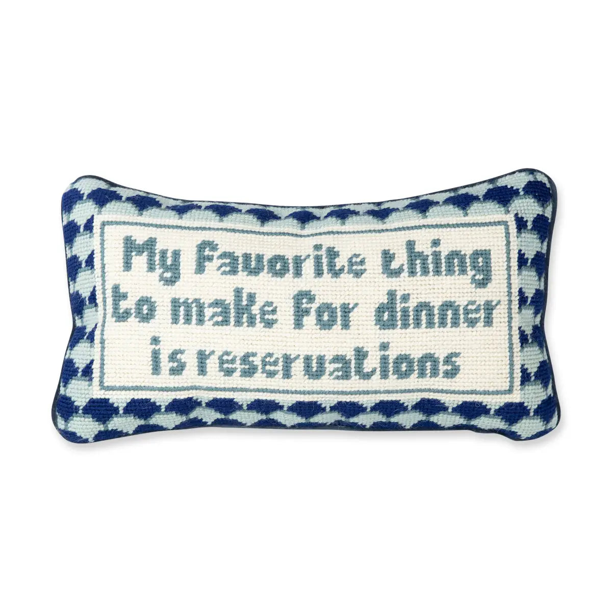 My Favorite Thing Needlepoint Pillow