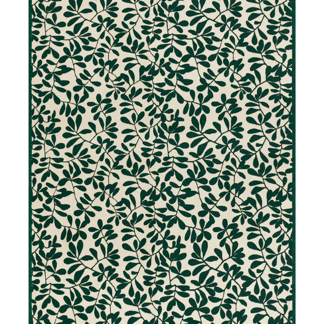 Ira Floral Evergreen Blanket