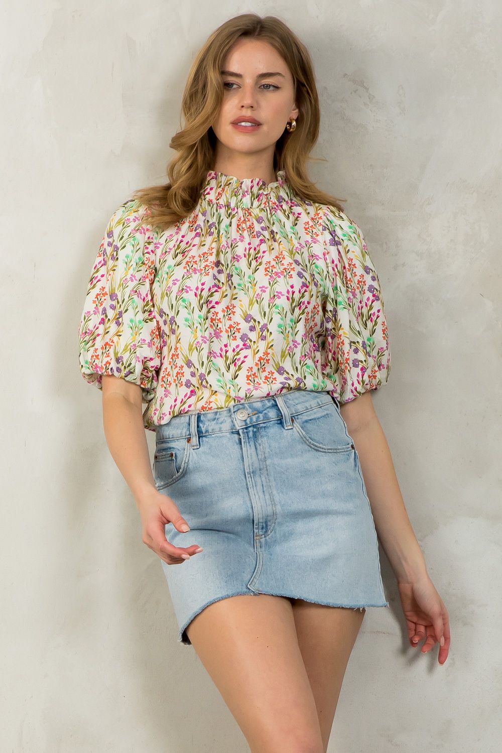 Emmy Elegant Floral Top