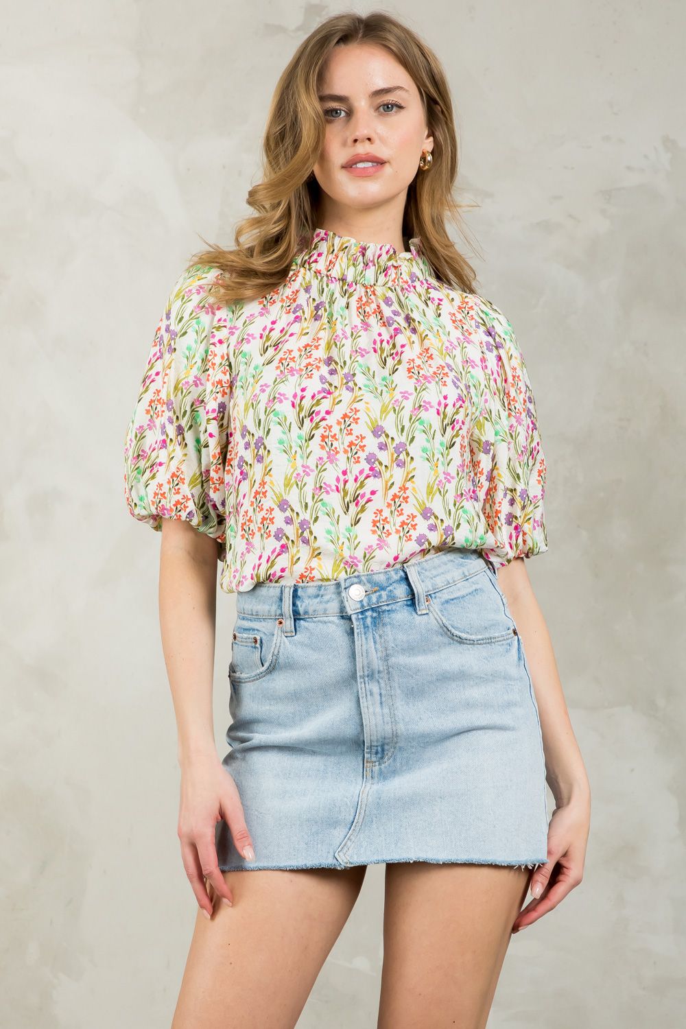 Emmy Elegant Floral Top