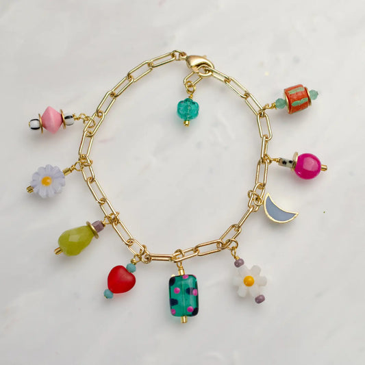 Joy Colorful Charm Bracelet