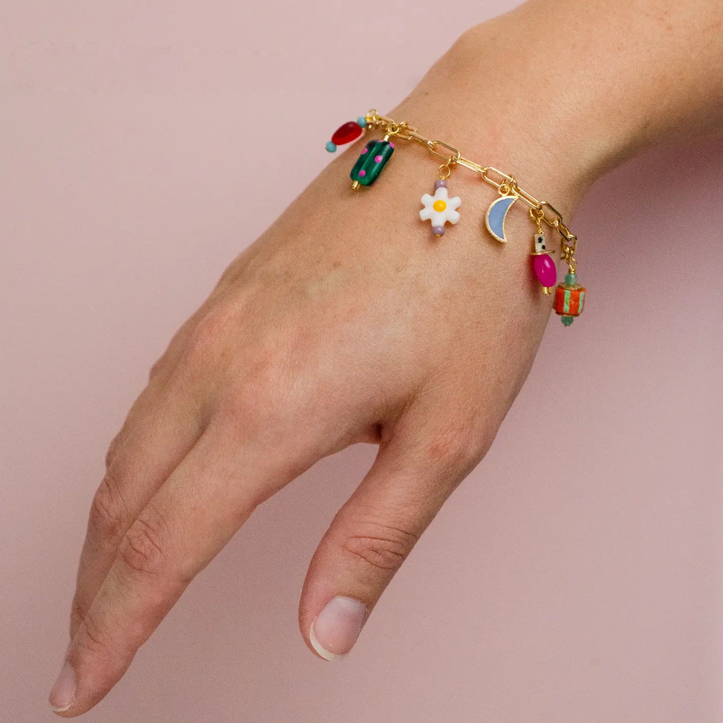 Joy Colorful Charm Bracelet