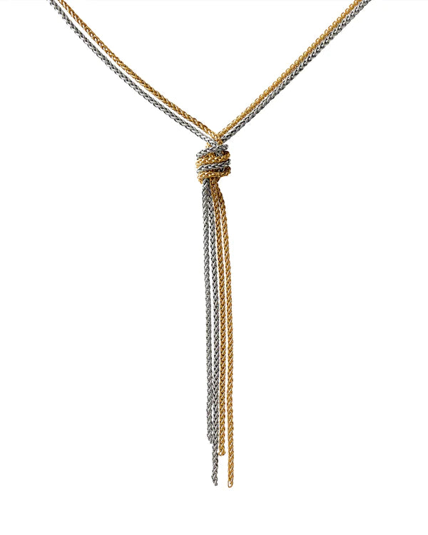 Knotty Mix Metal Necklace