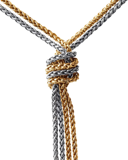 Knotty Mix Metal Necklace